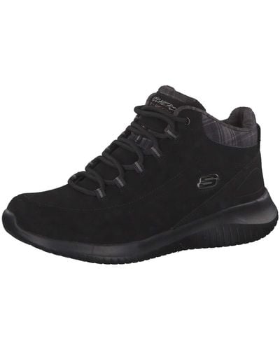 Skechers Ultra Flex Just Chill Boots Air Cooled 12918 Bbk - Black