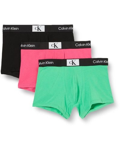 Calvin Klein Trunk 3Pk 28A - Verde