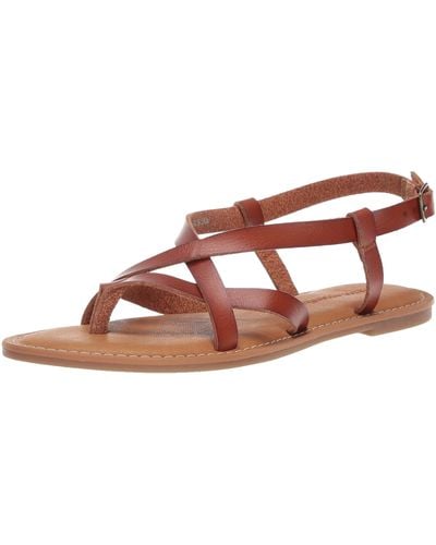 Amazon Essentials Shogun Casual Strappy Sandal flats-sandals - Schwarz