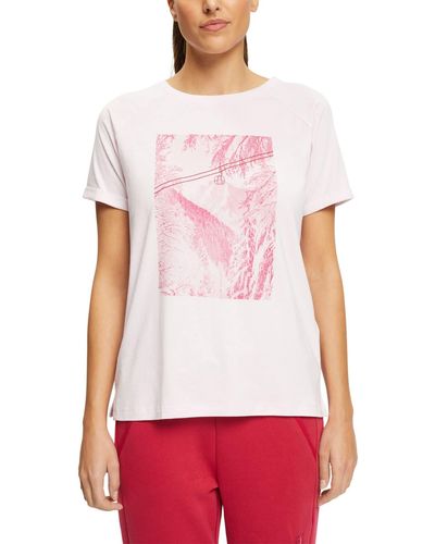 Esprit T- Shirt Maillot de Yoga - Rouge