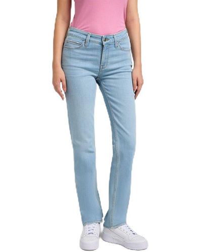 Lee Jeans Marion Straight Jeans - Blau