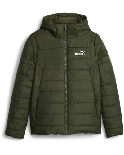 PUMA S Essentials Padded Jacket Myrtle S - Green