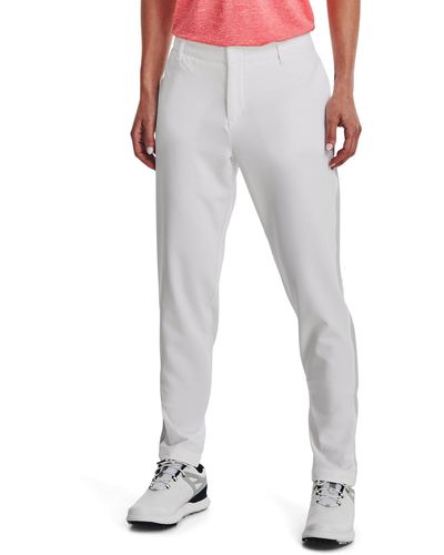 Under Armour S Links Pants White/gray Xs