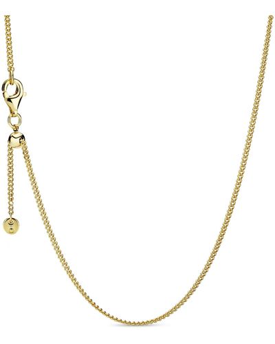 PANDORA Collar cadena Mujer chapado en oro - 368638C00-60 - Multicolor