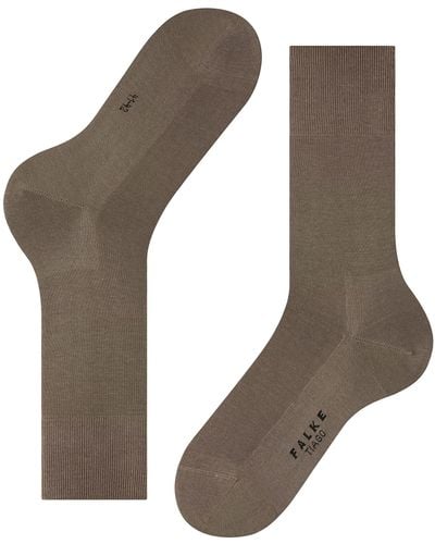 FALKE Socken Tiago M SO Fil D'Ecosse Baumwolle einfarbig 1 Paar - Braun