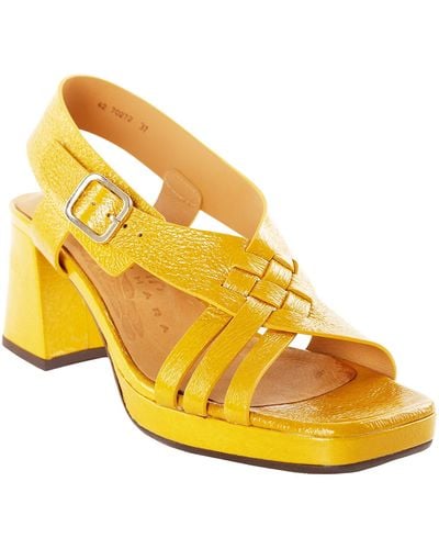 Chie Mihara GHADIS 38 Medium Heel Sandal - Gelb