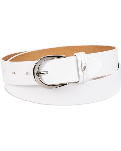 Tommy Hilfiger Classic Casual Jean Belt - White