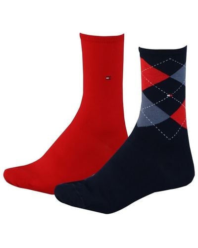 Tommy Hilfiger Clssc Sock 443016001 Calcetines - Rojo