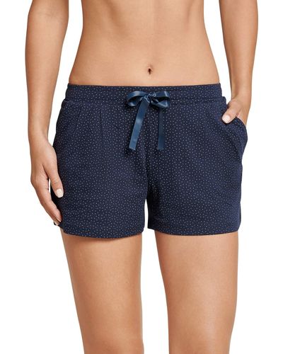 Schiesser Mix & slap jerseyshorts Schlafanzughose - Blau