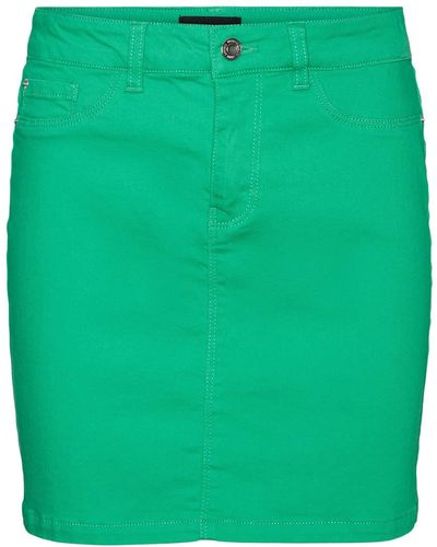 Vero Moda Vmwild Seven Mr Short Col Skirt - Green