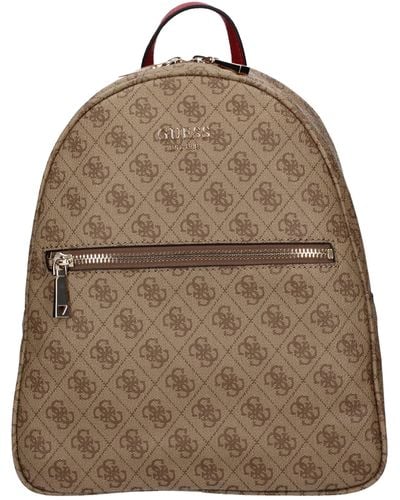 Guess Vikky Backpack Bag - Brown