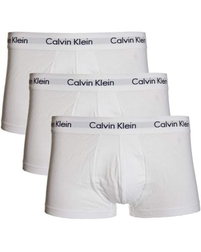 Calvin Klein Lot de 3 Boxers 3 PK Boxer Brief avec Stretch - Blanc