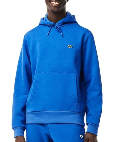 Lacoste Organic Cotton Hoody - Blue