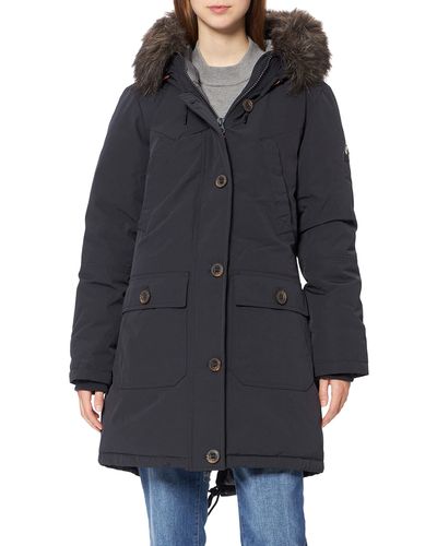 Superdry New Rookie Down Parka - Negro