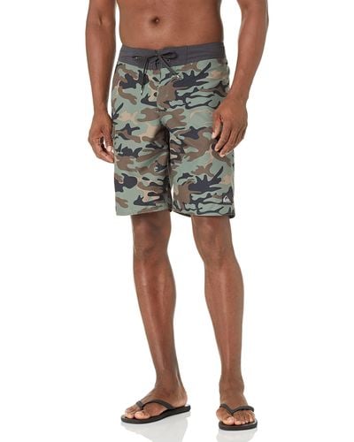 Quiksilver Standard 21 Board Short Swim Trunk Bathing Suit - Multicolor