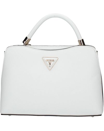 Guess Gizele Compartment Satchel White - Weiß
