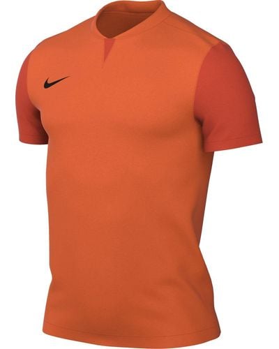Nike Short Sleeve Top M Nk Df Trophy V Jsy Ss - Oranje