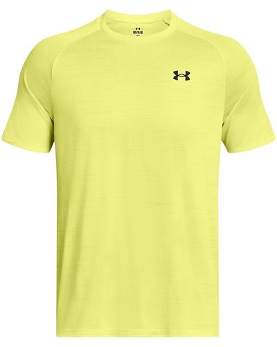 Under Armour S Tech Short Sleeve T-shirt Yellow L