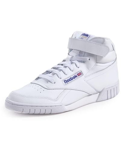Reebok Mens Ex-o-fit Hi Sneaker - White