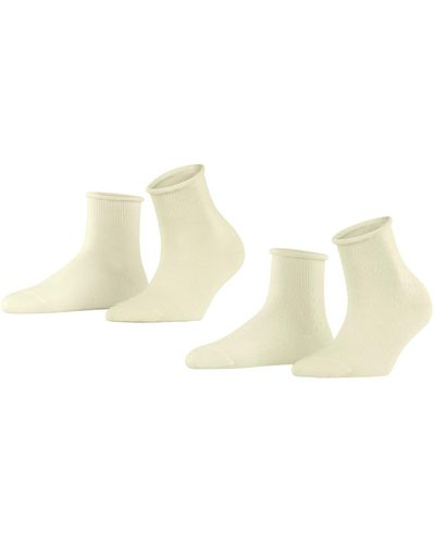 Esprit Cosy Dot 2-pack W Sso Wool Plain 2 Pairs Socks - Natural