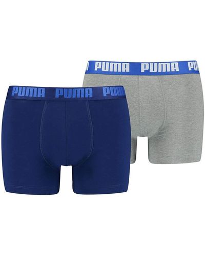 PUMA Basic Boxershorts - Blauw