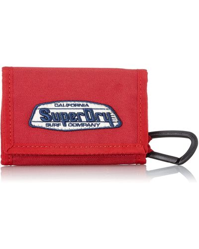 Superdry Velco Wallet - Rojo