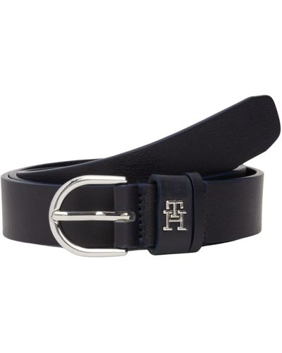 Tommy Hilfiger Essential Effortless 2.5 Aw0aw16354 Adjustable Belt - Black