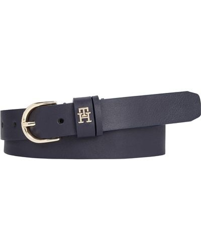 Tommy Hilfiger Timeless 2.5 cm Belt Leather - Negro