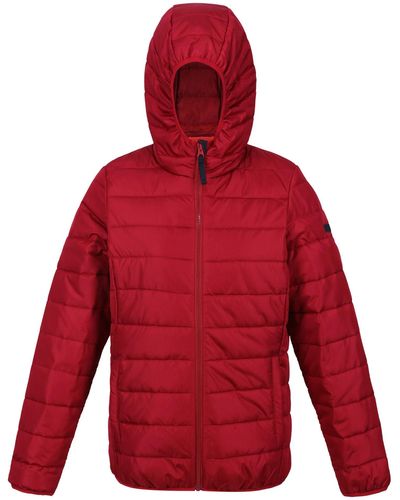 Regatta S Helfa Insulated Quilted Hooded Puffa Coat - Red