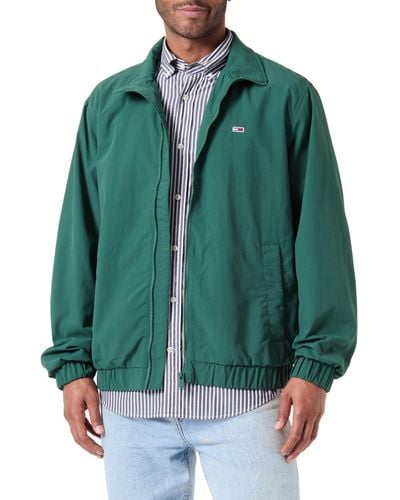 Tommy Hilfiger Tjm Essential Jacket Ext Dm0dm17982 Woven - Green