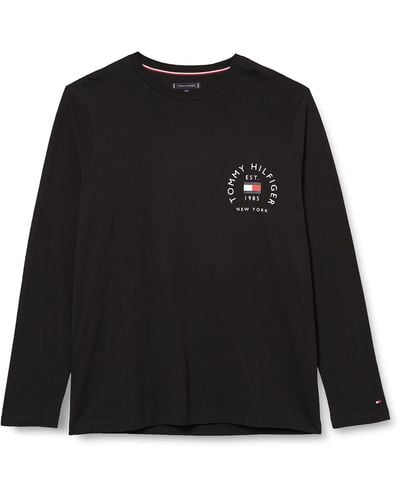 Tommy Hilfiger Arch Varsity Ls Tee L/s T-shirts in Red for Men | Lyst UK