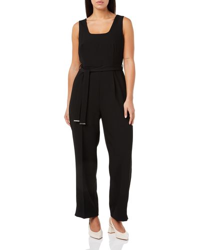Comma jumpsuit schwarz sales