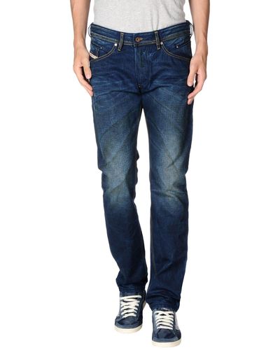 DIESEL Belther Jeans 0815A Regular Slim Tapered-Leg - Blau