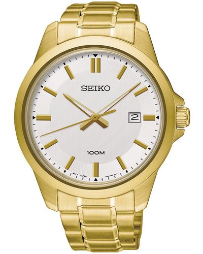 Seiko Neo classic orologio Uomo Analogico Al quarzo con cinturino in Acciaio INOX SUR248P1 - Metallizzato