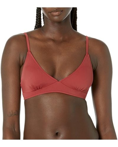 Amazon Essentials Klassisches Bikini-Oberteil - Rot