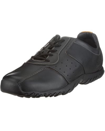 Timberland Zapatos de Cordones de Cuero para Hombre - Negro