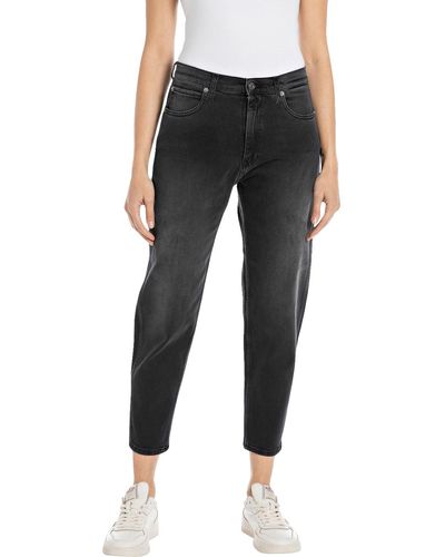 Replay Women's Jeans Made Of Comfort Denim - Black
