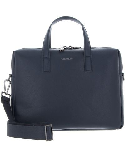 Calvin Klein Must Laptop Bag - Bleu