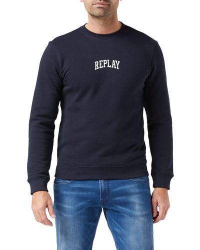 Replay Sweatshirt - Blau