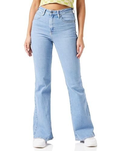 Lee Jeans Flare Body Optix Jeans a Zampa - Blu