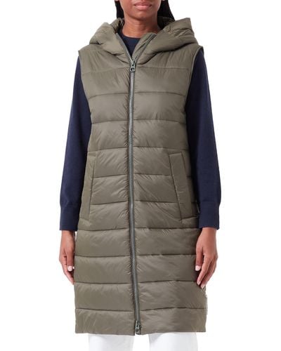 Marc O' Polo 308085172117_454_34 WOVEN OUTDOOR VESTS - Grau