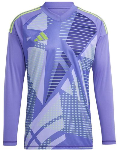 adidas Teamsport Textile - Maillot de gardien de but Tiro 24 Competition - ches longues - Violet - Bleu