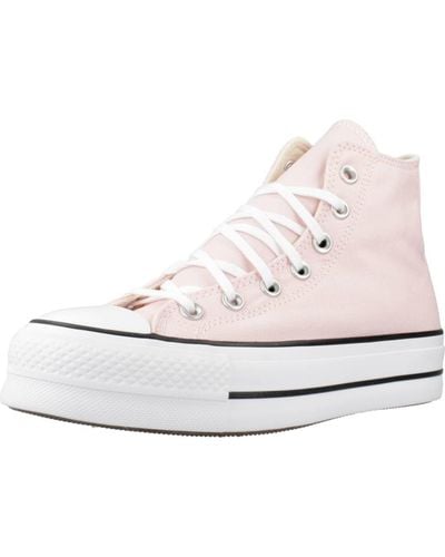 Converse Chuck Taylor All Star Platform Sneaker Rosa da Donna A06507C - Bianco