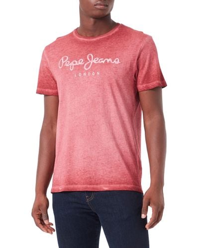 Pepe Jeans West Sir New N T-Shirt - Rouge
