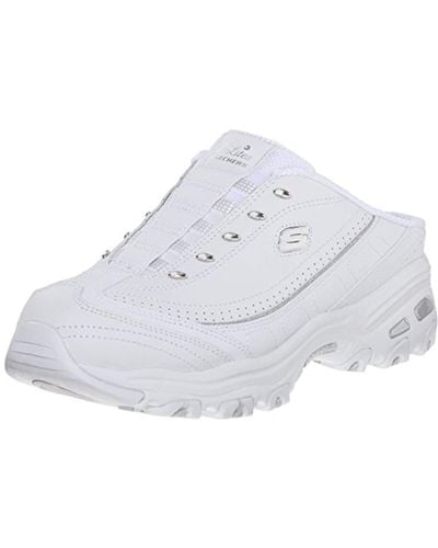 Skechers Sport Elite Glam Synergy Lace-up Slippers White