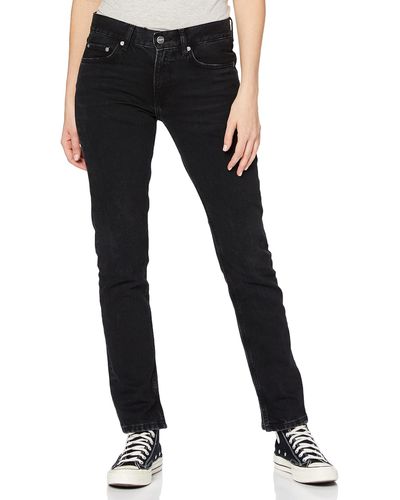 Pepe Jeans Mable Split Jeans - Schwarz