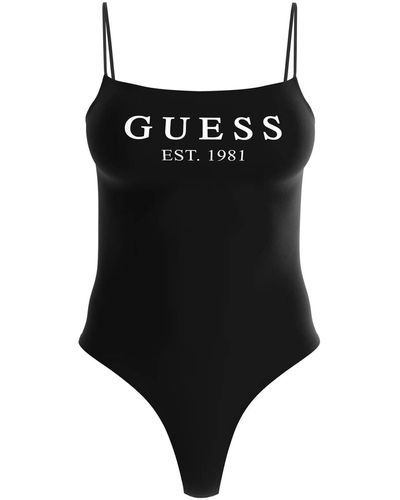 Guess Body strech à logo jeans - Noir