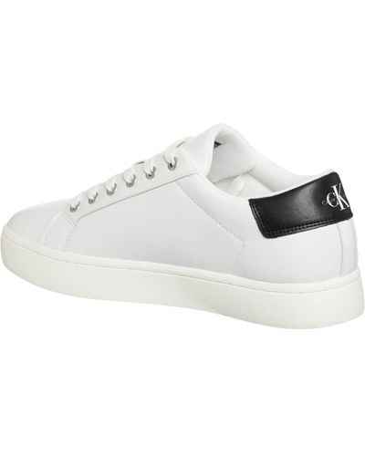 Calvin Klein Cupsole Trainers With Logo - White