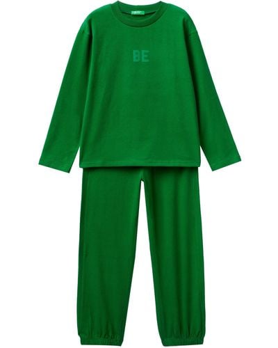 Benetton Pig(maglia+pant) 37yw0p04y - Verde