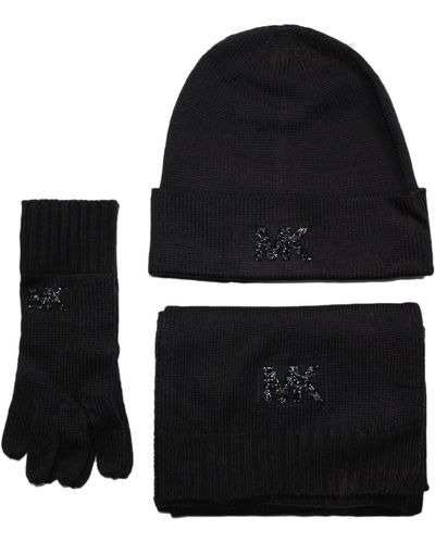 Michael Kors Logo Knitted Glove - Black